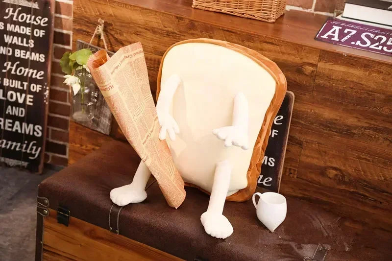 Funny Mushroom Plushie with Arms and Legs, 32" | 80 cm