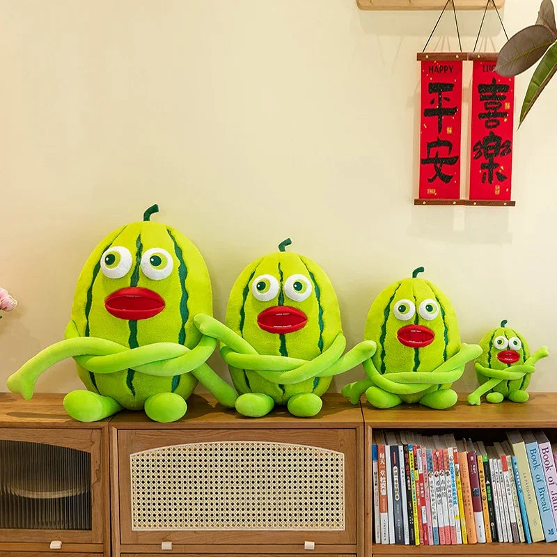 Funny Watermelon Plushie, 12-28" | 32-70 cm