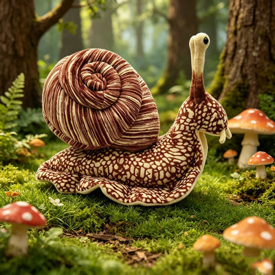 Realistic Snail Plush Toy, 15" | 38 cm