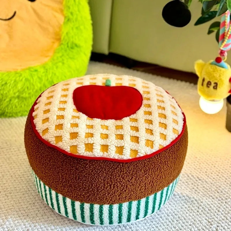 Cupcake Floor Cushion Ottoman | Food-Themed Lazy Sofa Seat