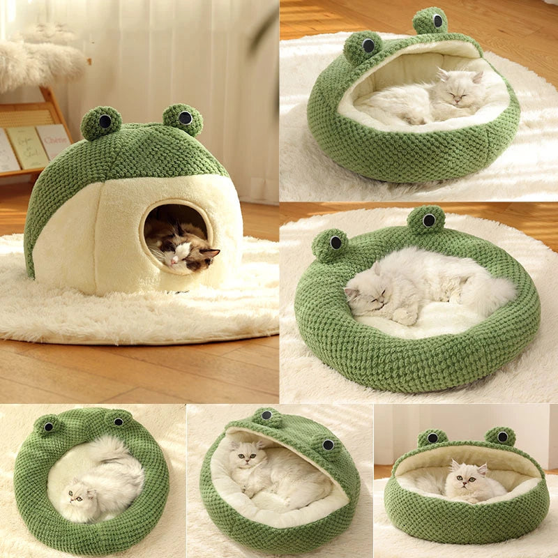 Frog Pet Bed Collection, Three Designs, For Pets Up To 11 lbs | 5 kg