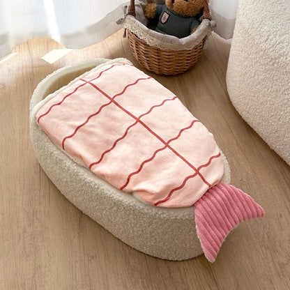 Cama para Mascotas Sushi, Para Mascotas de hasta 22 lbs (10 kg)