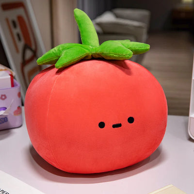 Peluches di Frutta Cartoni Animati Allegri, 4 Varietà, 6-10" | 16-25 centimetri