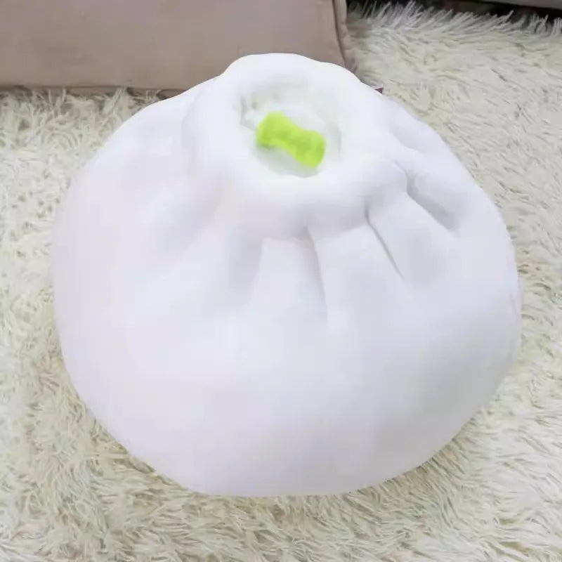 Plushie de Bao Bun Realista – Decoración de Comida de Peluche