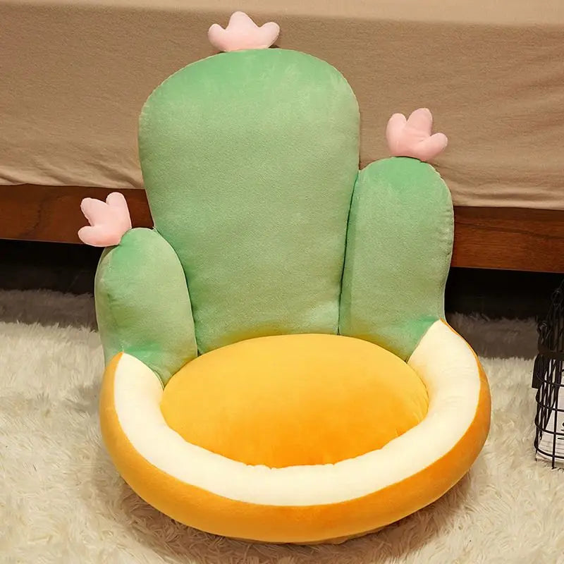 Cactus Children's Seat Cushion - Cozy and Soft