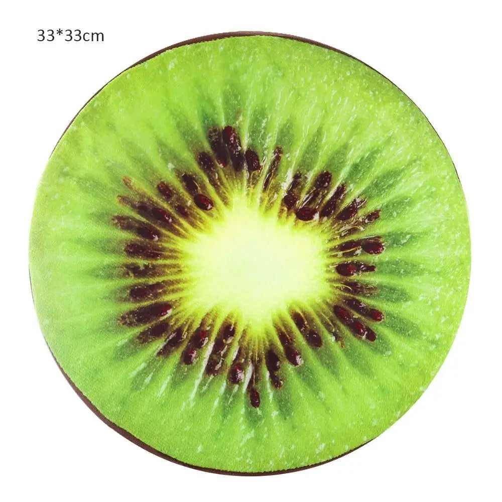 Geschnittene Obst-Sitzkissen-Plüschtiere, sechs Stile, 13" | 32 cm