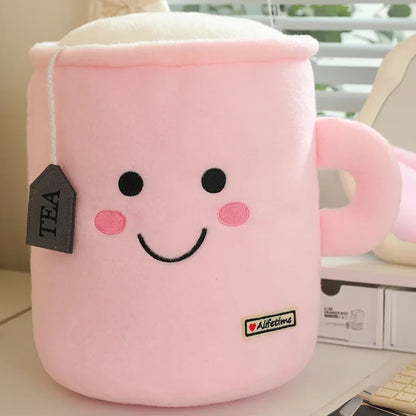 Cup of Tea Plushie, Three Colors, 13" | 34 cm