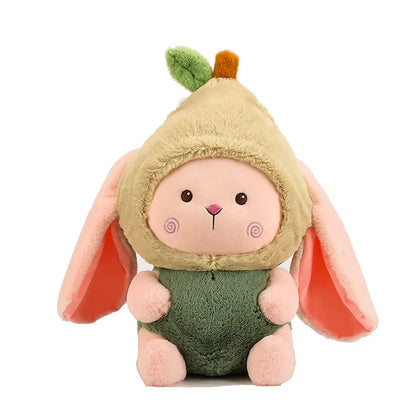 Fruit Bunny Plush Toy, Three Designs, 11-22" | 27-55 cm