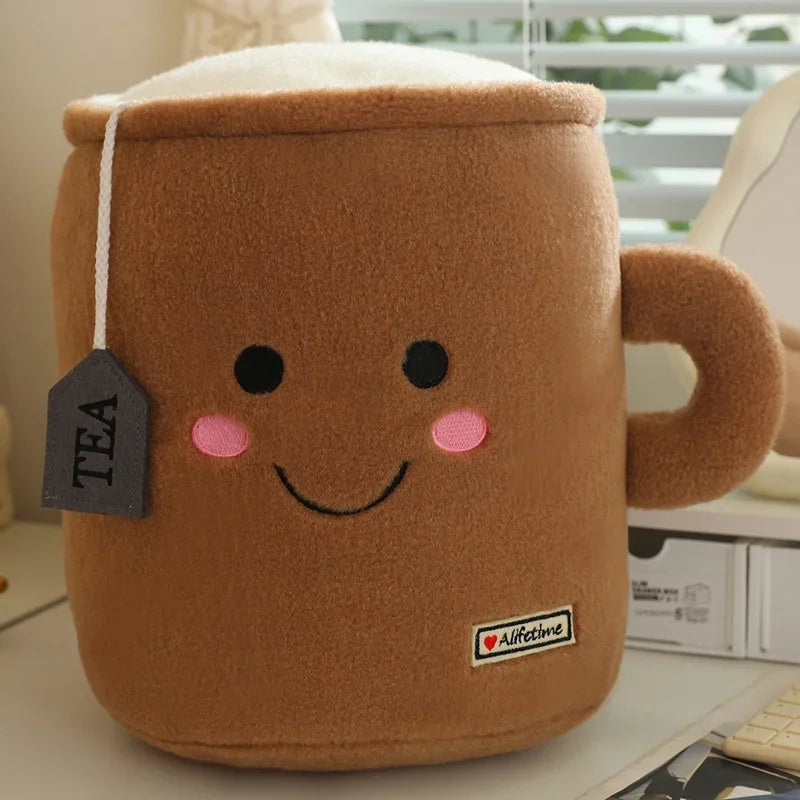 Cup of Tea Plushie, Three Colors, 13" | 34 cm