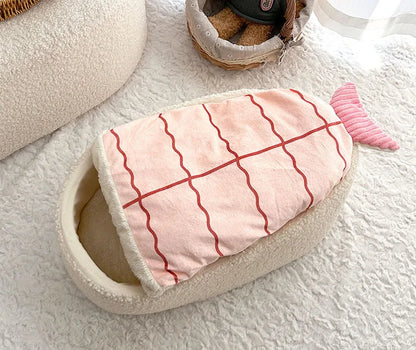 Cama para Mascotas Sushi, Para Mascotas de hasta 22 lbs (10 kg)