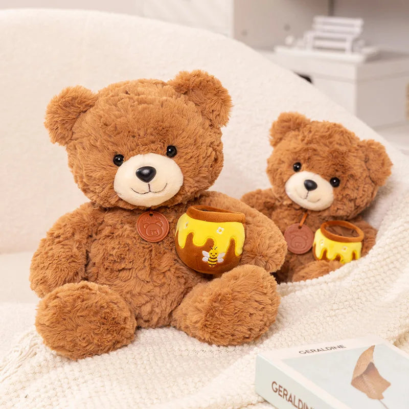 Honey Pot Teddy Bear Plush Toy, 9-12" | 22-30 cm