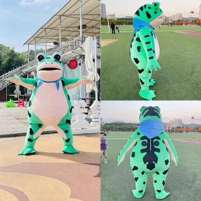 High Fidelity Inflatable Frog Costume – Green or Red