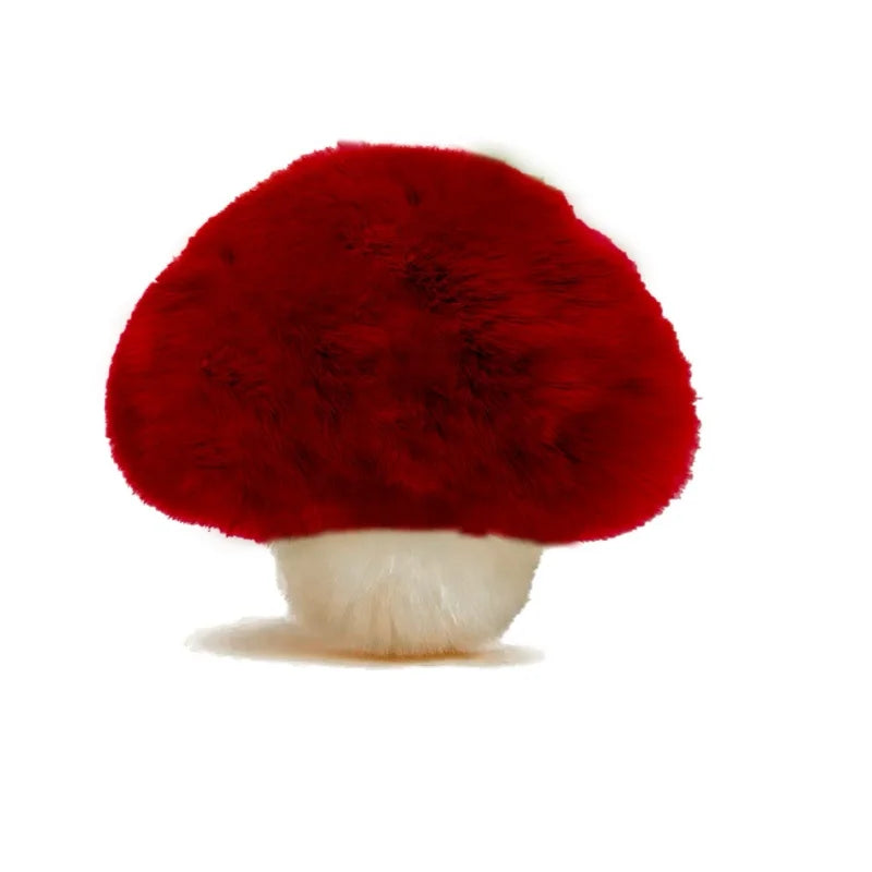 Super Fuzzy Mushroom Plushie, Three Colors