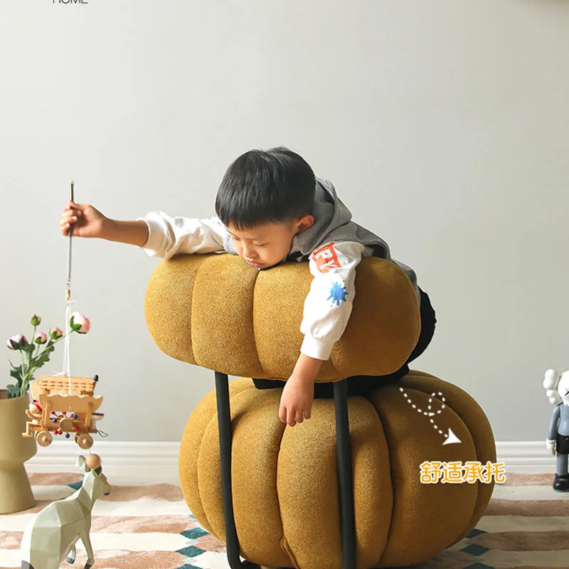 Cozy Pumpkin Plush Chair – Whimsical Comfort for All Ages