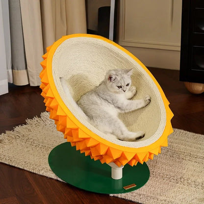 Durian Cat Bed and Scratcher, 3-in-1 Cat Product