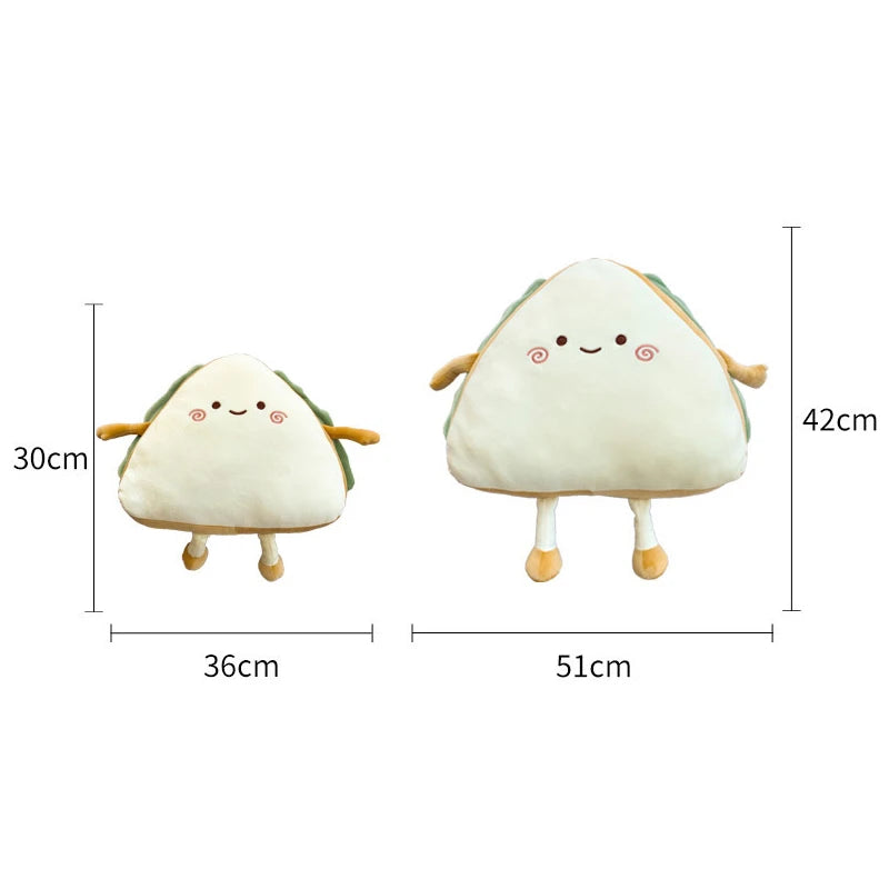 Sandwich-Shaped Plush Car Headrest – Kawaii Neck Pillow for Cars
