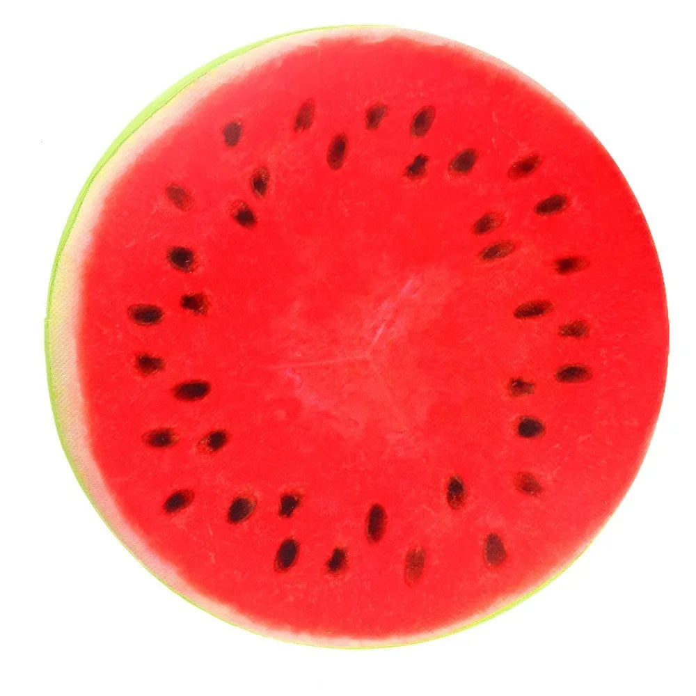 Geschnittene Obst-Sitzkissen-Plüschtiere, sechs Stile, 13" | 32 cm