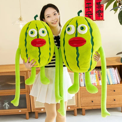 Funny Watermelon Plushie, 12-28" | 32-70 cm