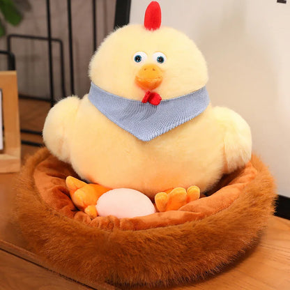 Hen & Nest Plushie Set, 12-15" | 30-38 cm