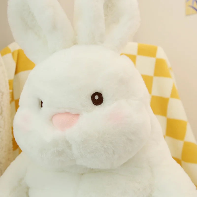 Giant Lazy Bunny Plush Doll – Soft Baby Sleep Pillow, Up to 24" | 60 cm