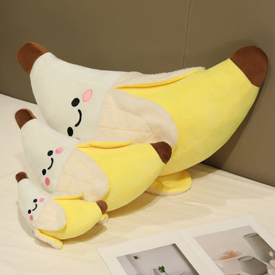 Peeled Banana Plush Pillow, 10-31" | 25-80 cm