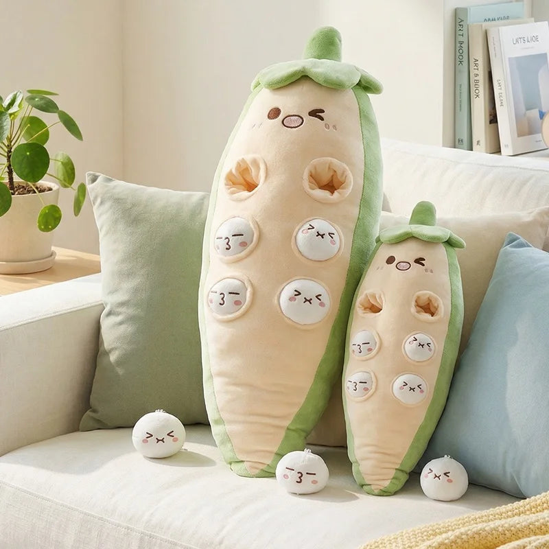 Creative Cartoon Okra Plush Toys Stuffed Okra Shape Throw Pillow Soft Cozy Home Sleeping Pillow Kawaii Room Decor Cute Gif...