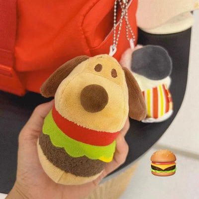 Plushie Cartoon Food Keychain, 20 Varieties