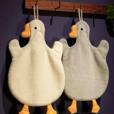 Cartoon Goose Hanging Handkerchief – Kitchen & Bathroom Towel