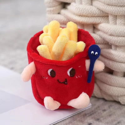 Plushie Cartoon Food Keychain, 20 Varieties