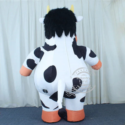 Premium Inflatable Dairy Cow Costume – Customizable Colors