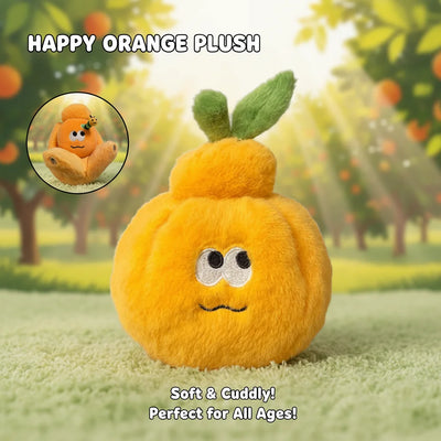 Peelable Orange Segments Plush Keychain | Lifelike Simulation Fruit Toy