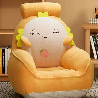 Food-Themed Children's Plushie Reading Chair