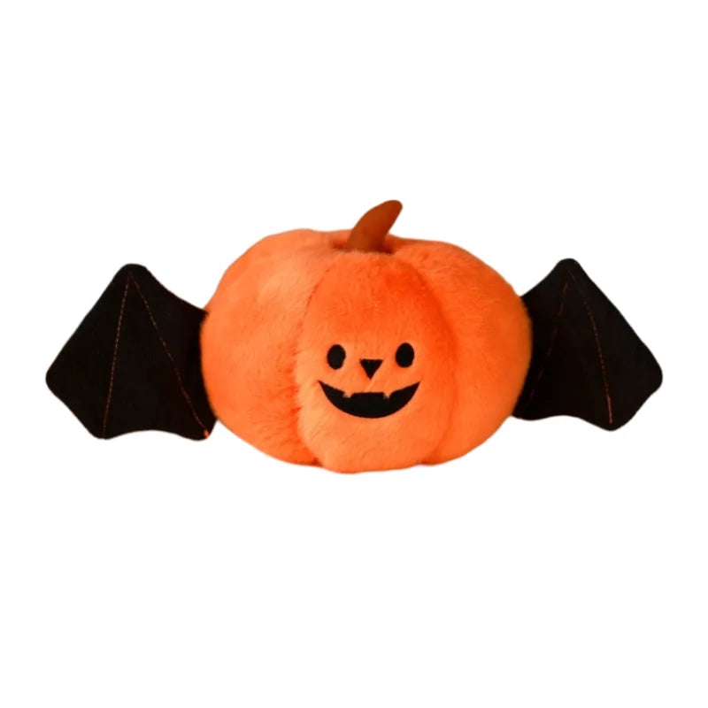 Halloween Bat Pumpkin Plush Toy - Cute Spooky Doll, 8" | 20 cm