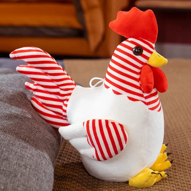 Decoración de Pollo Jumbo de Peluche, Cuatro Colores, 12-31" | 30-80 centímetros