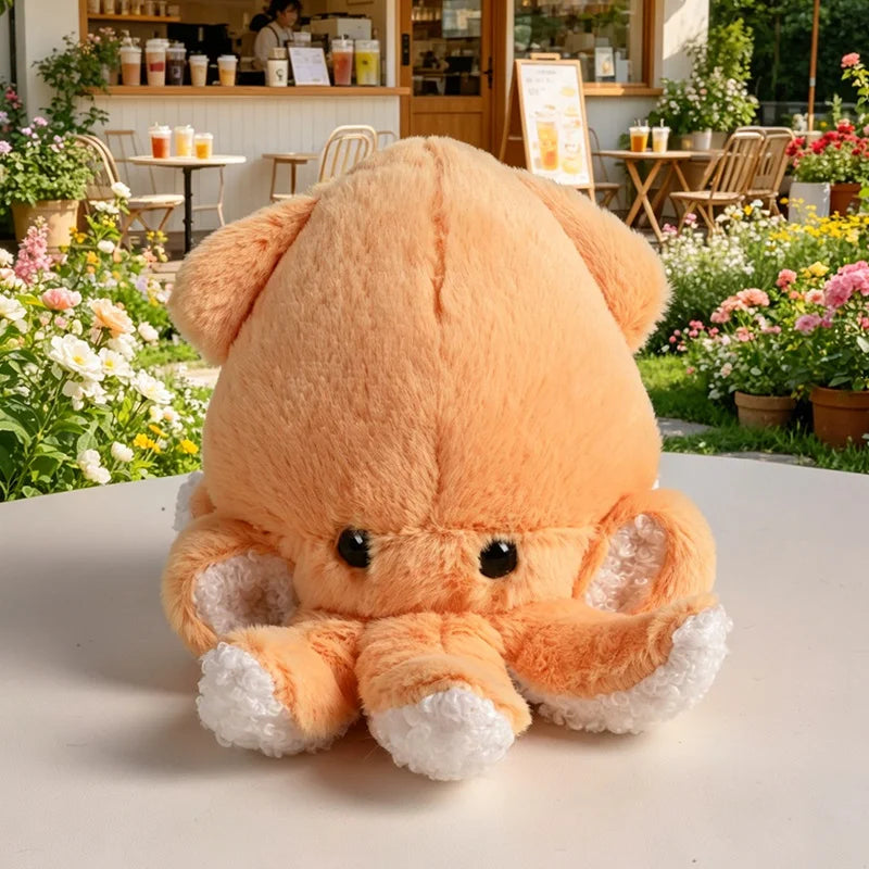 Mini Squid Plush Keychain | Kawaii Aquatic Bag Charm