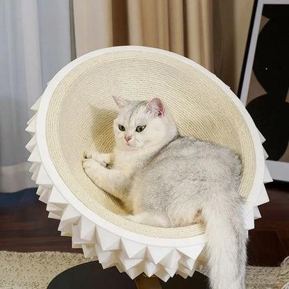 Cama y Rascador para Gatos Durian, Producto 3 en 1 para Gatos