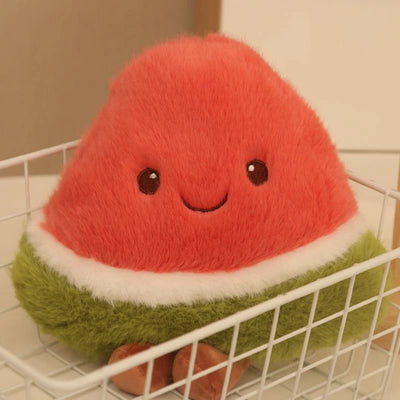 Soft Fruit Plush Toy Set | Pineapple, Strawberry & Watermelon, 22 cm