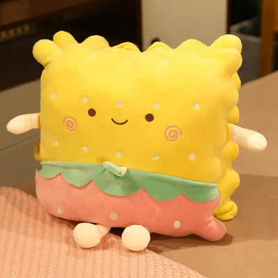 Galleta de peluche lista para trabajar con manta opcional, 15" | 38 centímetros