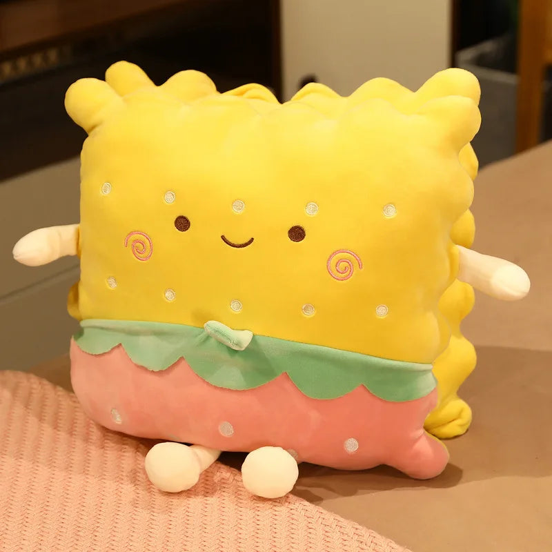 Galleta de peluche lista para trabajar con manta opcional, 15" | 38 centímetros
