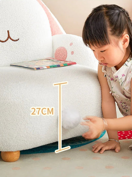 Adorable Rabbit Plushie Chair for Kids, 24"-31" | 60-71 cm