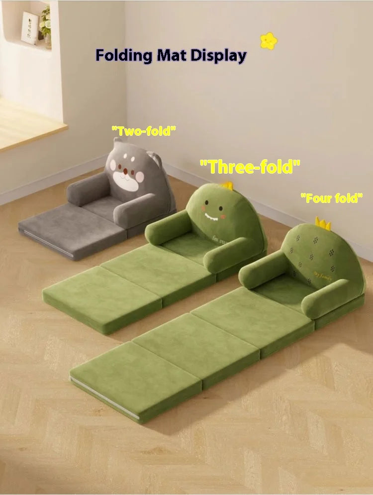 Cactus Plush Children's Chair & Fold-Out Bed