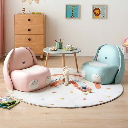 Silla Infantil con Tema de Conejo - Dos Colores