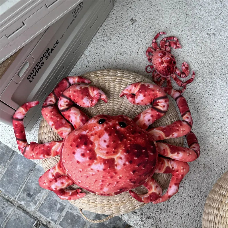Realistic King Crab Plush Toy | Simulation Giant Crab Stuffed Animal
