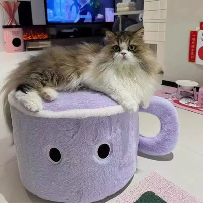 Pouf Morbido Cozy Cup – Comodità Ispirata al Caffè Carina