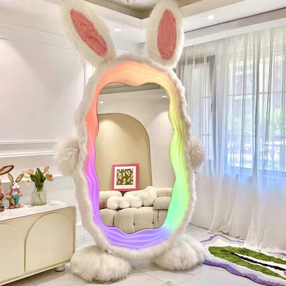 Giant LED Bunny Mirror | 93" x 53" (237 x 134 cm) | Ultra-HD Glass 🐰✨