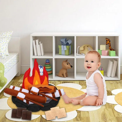 Plushie S'mores Campfire Play Set, 16" | 40 cm