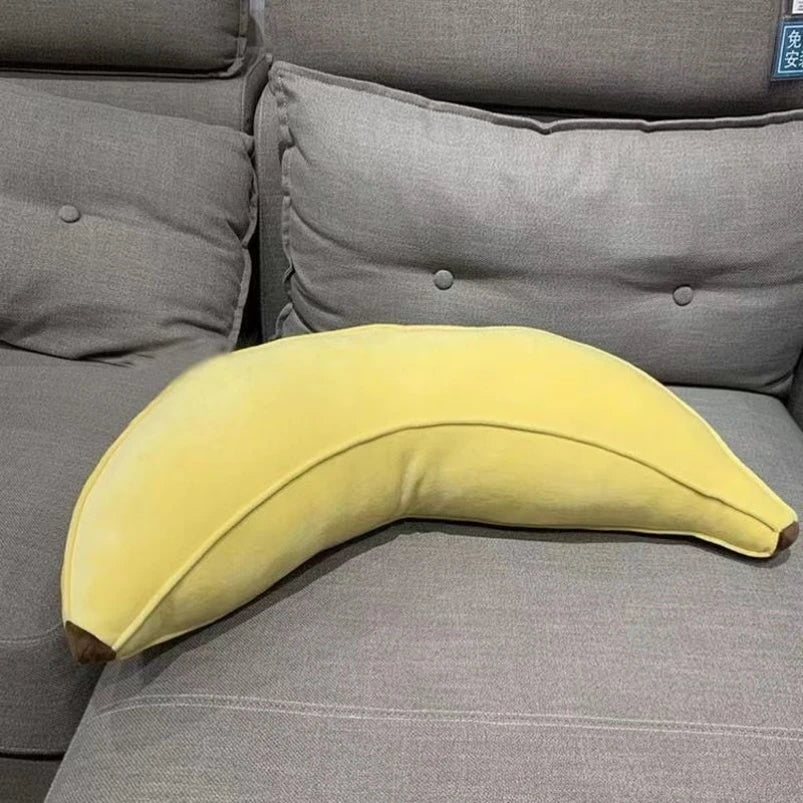 Jumbo Realistic Banana Plushie, 24-35" | 60-90 cm