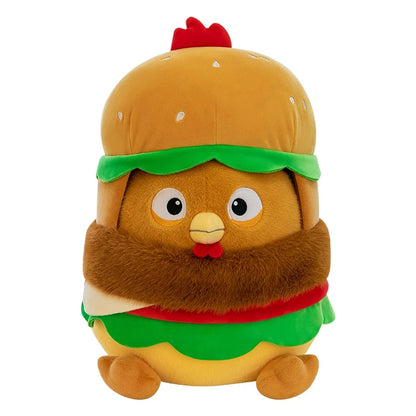 Chicken in a Hamburger Plushie, 12-20" | 30-50 cm