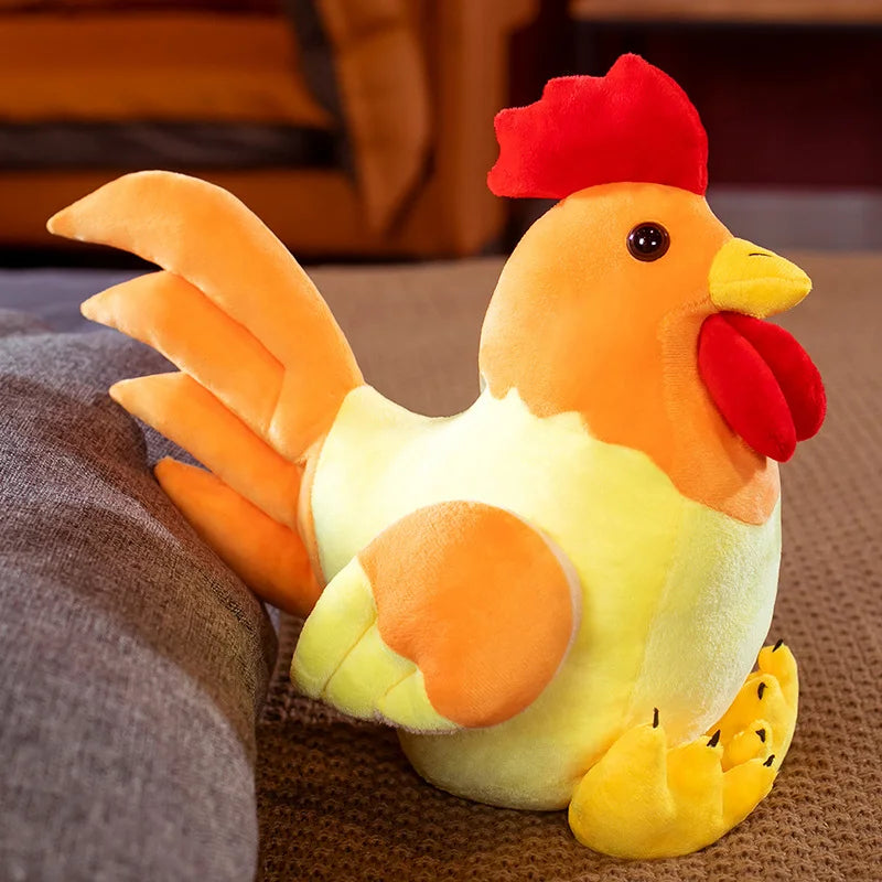 Decorazione Jumbo Chicken in Peluche, Quattro Colori, 12-31" | 30-80 centimetri