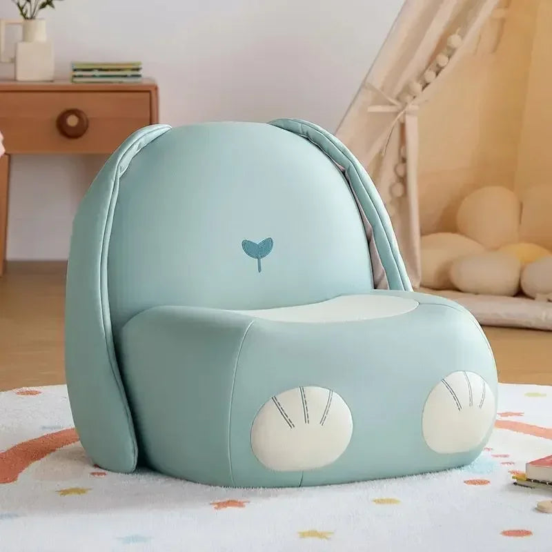 Bunny-Themed Children's Reading Chair - Two Colors